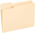 File Folders,  Size, 8-1/2" x 11", Classic Manila, 1/3-Cut Tabs in Left, Right, Center Positions, 100 Per Box (65213) - Image 2
