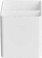 Plastic Desktop Pen Holder (White), Can Store Fountain Pens and Pencils | Office Supplies - Image 2