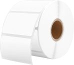 2.25"x1.25" Thermal Sticker Labels, White Self-Adhesive Barcode Label Paper for Direct Thermal Printer and Business, Multi-Purpose Rectangle Address Shipping Mailing Stickers,1000 Sheets/Roll