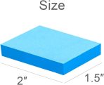 Sticky Notes 1.5x2 Inches, Bright Colors Self-Stick Pads, 24 Pack, 75 Sheets/Pad,1800 Sheets - Image 2