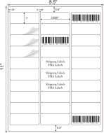 1" x 2-5/8" Address Labels 900 Labels Sticker Paper for Laser/Ink Jet Printer mailing Labels 8.5"×11" White 30 per Sheet - Image 2
