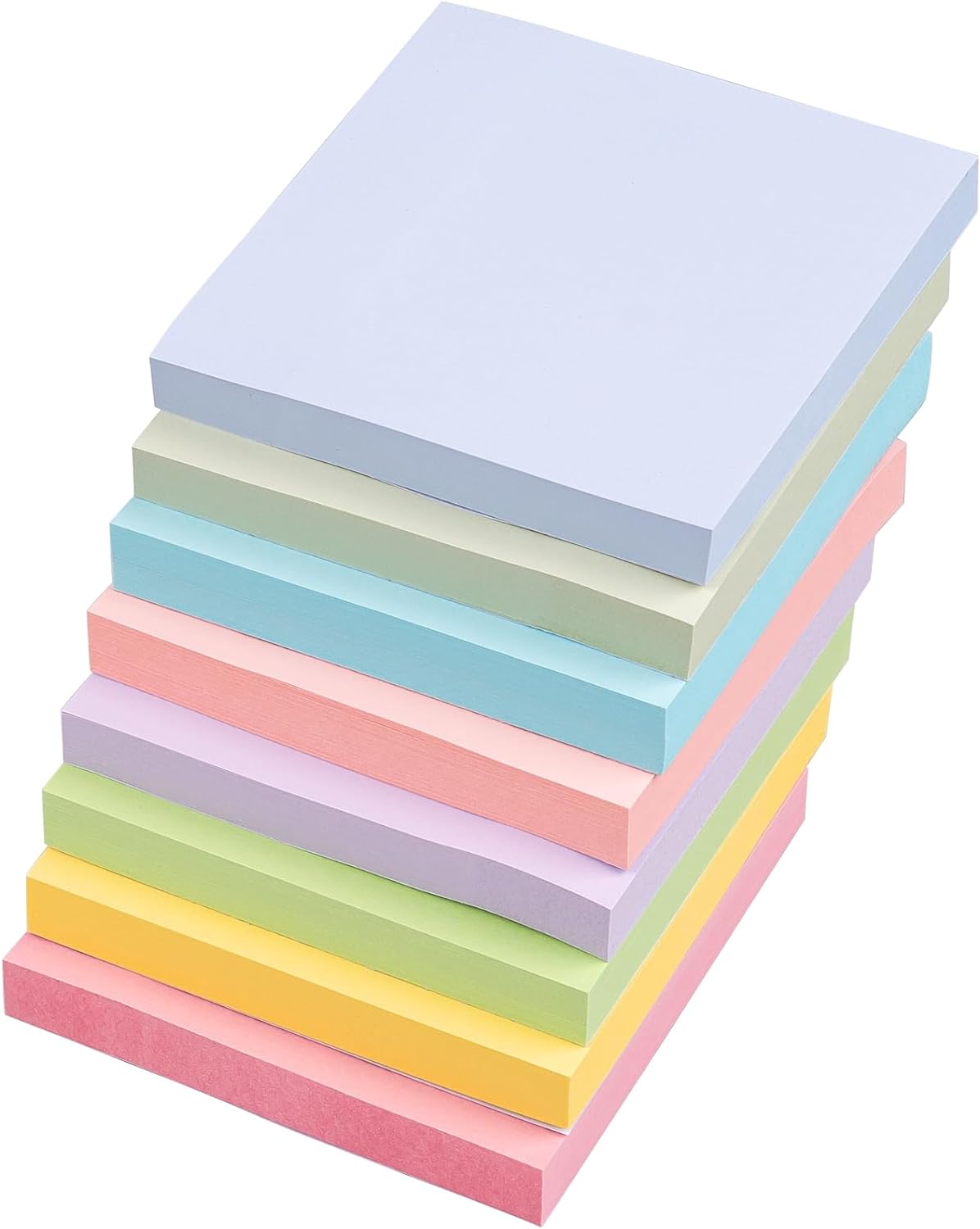 61QsQlAR7QL._AC_SL1500_.jpg Sticky Notes 3x3 Inches, 8 Pads, 800 Sheets, 8 Color Sticky Note Pads, Premium Sticky Pads, Sticky Notes Bulk, Self-Stick Note Pads, 100 Sheets/pad - Image 1