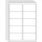 2" x 4" Shipping Address Labels 1000 Label Stickers Paper for Laser & Inkjet Printer 10 per Page Printable Mailing Labels - Matte, 100 Sheets