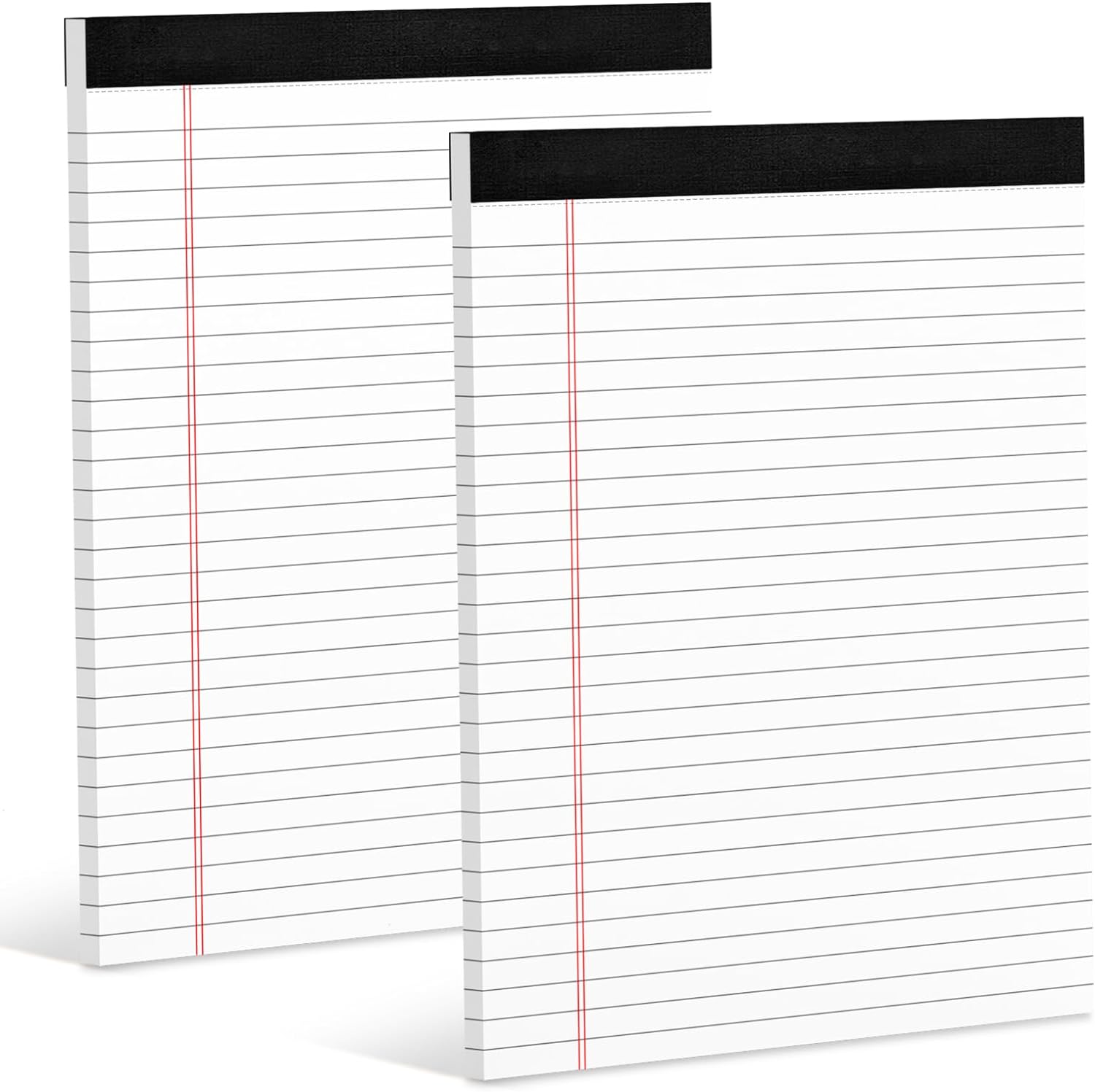 61lI9ONFnCL._AC_SL1500_.jpg Legal Pads 8.5 x 11 White Note Pads 8.5 x 11 In 2 Pack Notepads 8.5 x 11 Writing Pads of Paper 8.5 x 11 Legal Notepads Wide Ruled White Lined Paper Pads 8.5 x 11 30 Sheets Per Legal Note Pads 8.5 x 11 - Image 1