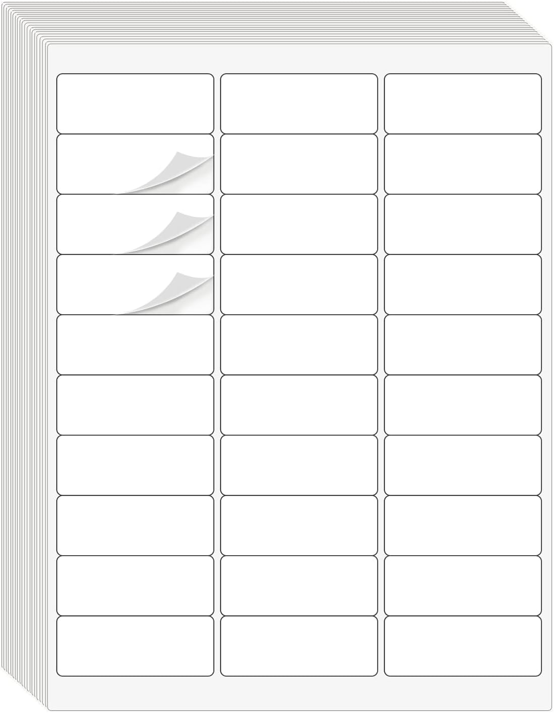 61yPOCT9otL._AC_SL1500_.jpg 1" x 2-5/8" Address Labels 900 Labels Sticker Paper for Laser/Ink Jet Printer mailing Labels 8.5"×11" White 30 per Sheet - Image 1