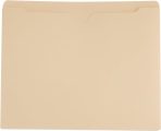 File Folders Jacket, Reinforced Straight-Cut Tab, Flat-No Expansion,  Size, Manila, 100-Pack - AMZ600 - Image 2