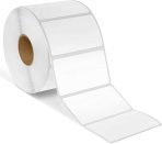 2.25" X 1.25” Direct Thermal Labels, Perforated Barcode Address Labels, Compatible with  &  Desktop Printers - 10 Rolls, 1000/Roll