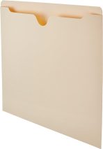 File Folders Jacket, Reinforced Straight-Cut Tab, Flat-No Expansion,  Size, Manila, 100-Pack - AMZ600