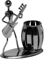 Pen Holder For Desk,Office Decor Desk Accessories For Men Music Decor Guitar Accessories Gifts For Men Guitar Players Boss Male